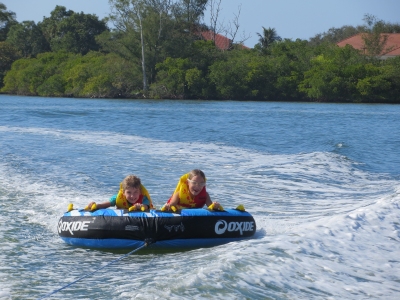 Tubing in Roberts Bay, Venice FL